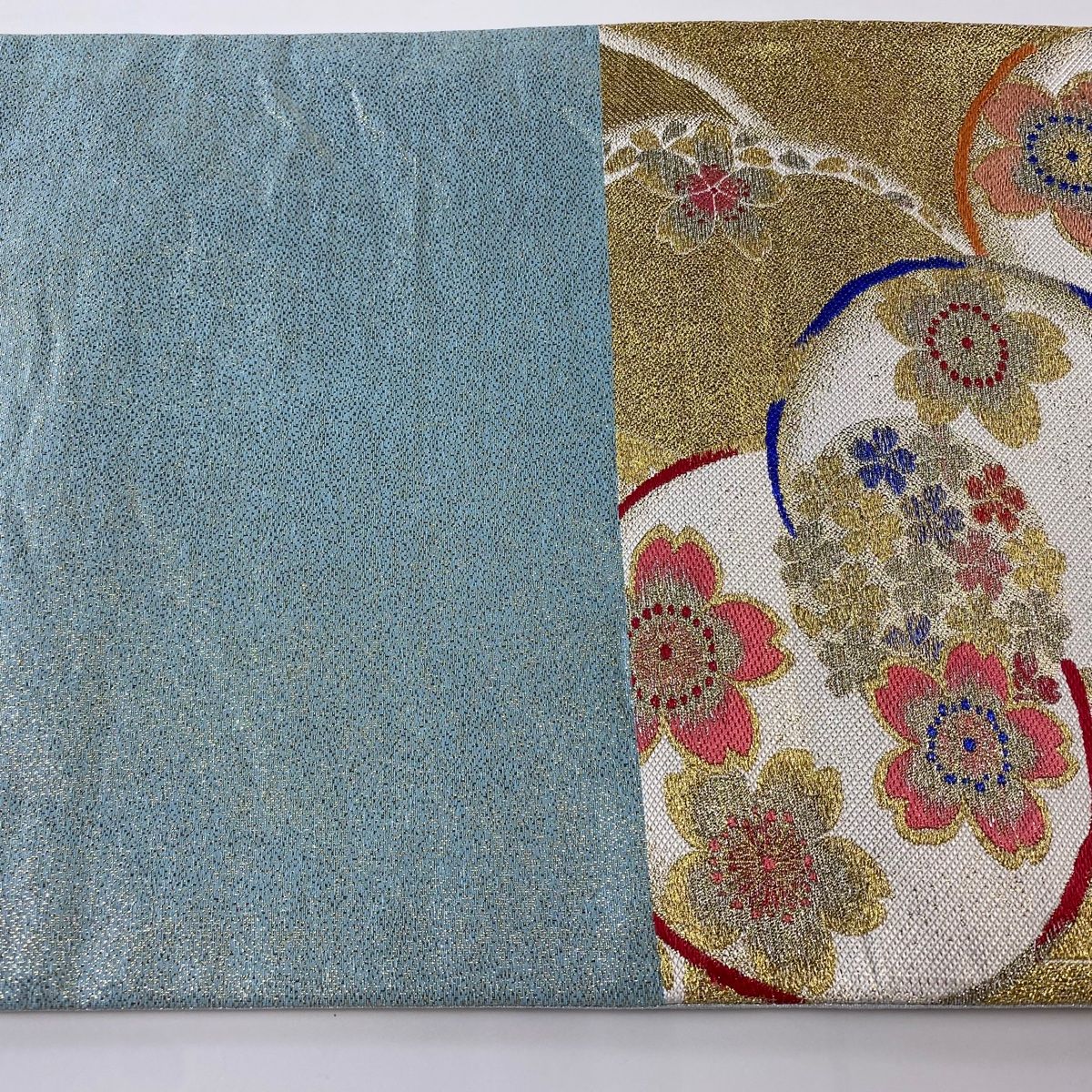 袋帯 秀品 桜 丸文 金糸 箔 金色 六通 正絹 【中古】 - メルカリ