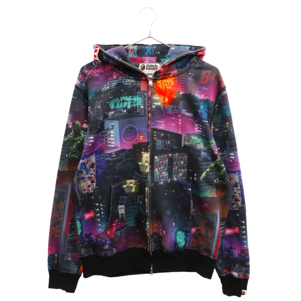 A BATHING APE (アベイシングエイプ) 20SS NEON TOKYO SHARK FULL ZIP 