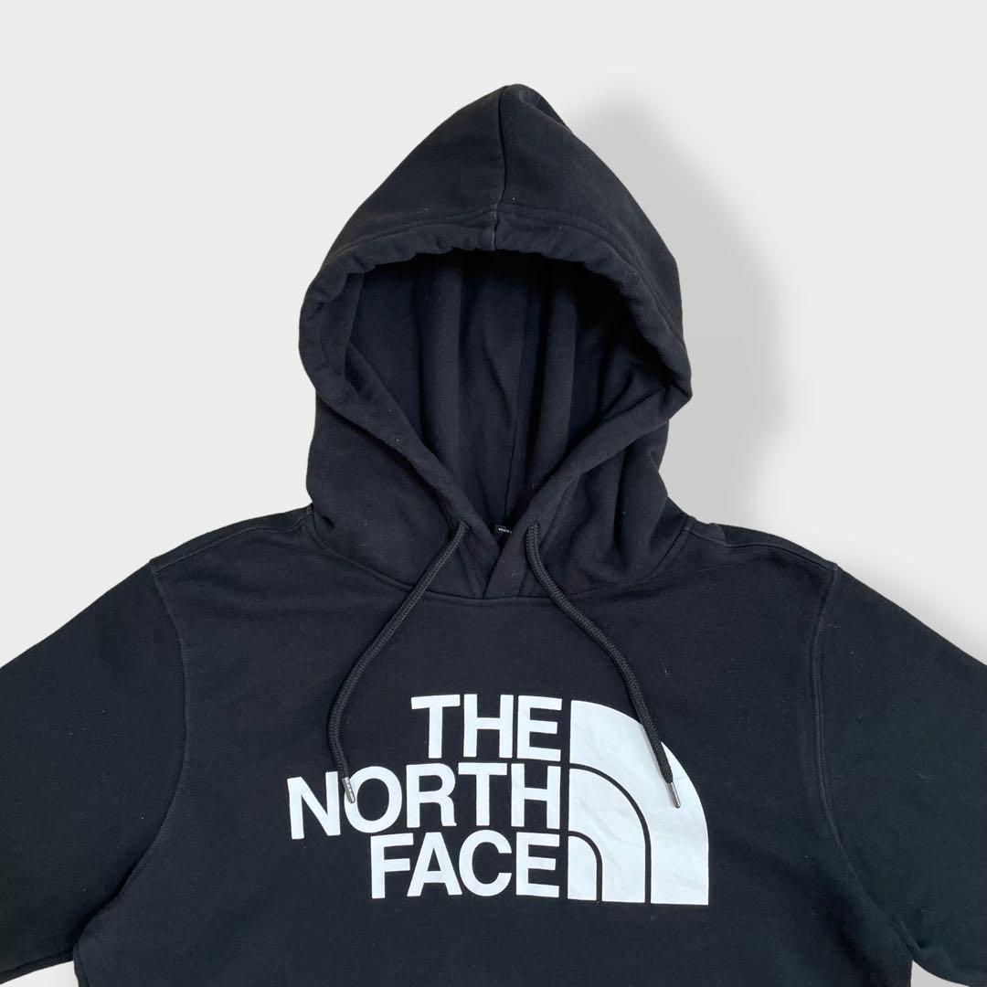 THE NORTH FACE】ロゴ プリント プルオーバー パーカー 黒 古着 - メルカリ