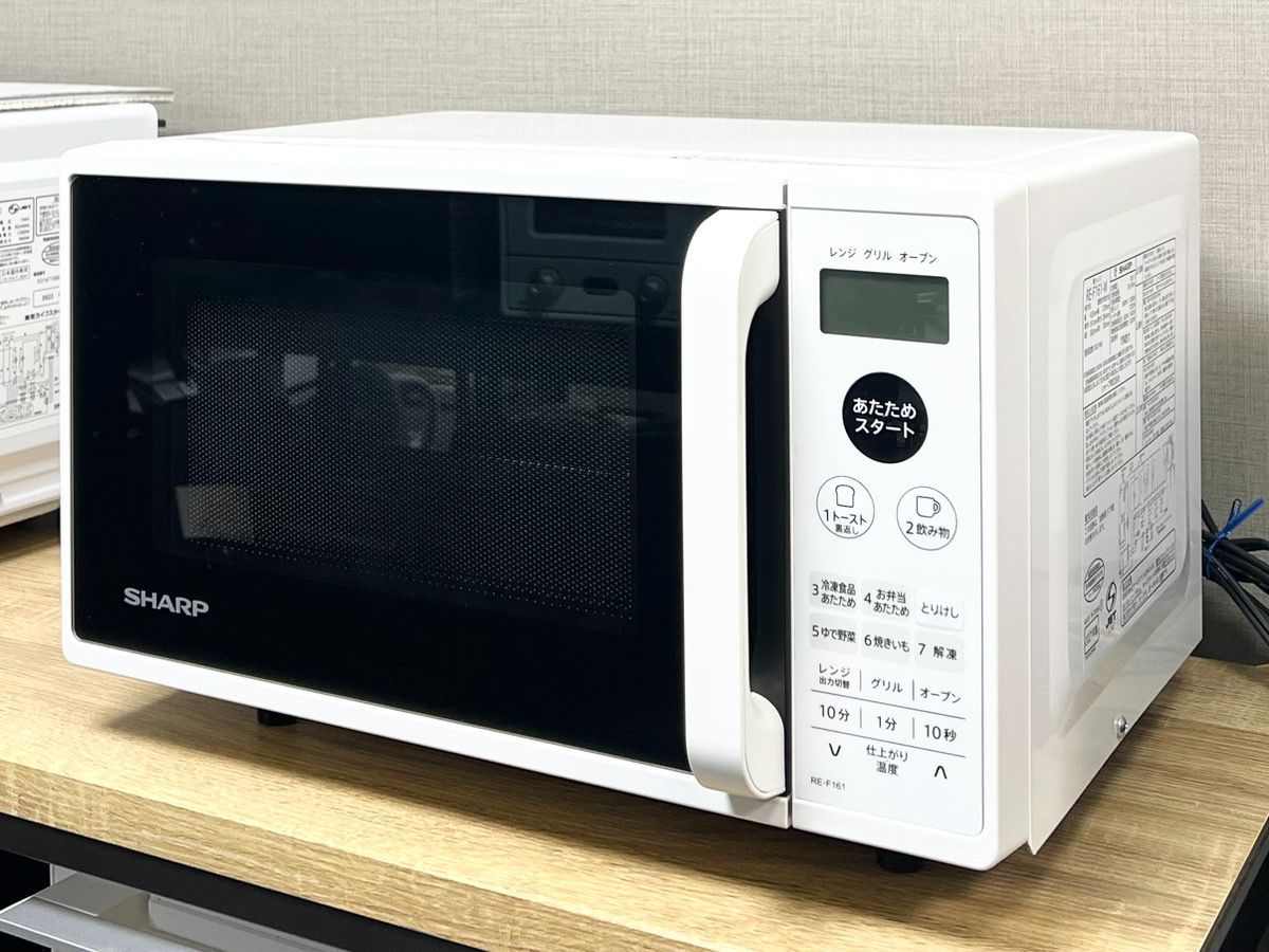 ジャンク品 SHARP オーブンレンジ RE-F161-W 16L ホワイト SHARP