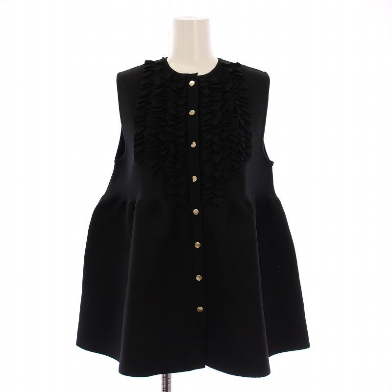 WOOLRICH ウール ボア ベスト ジャケット 羊毛 チャコールグレー L