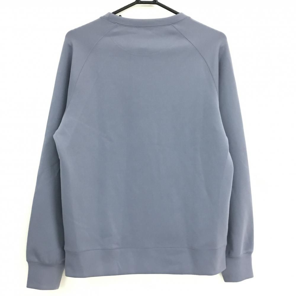 美品】ブリーフィング トレーナー ブルーグレー サイドロゴライン 薄手