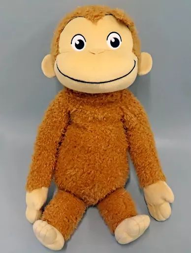 中古】ぬいぐるみ ジョージ ギガジャンボふわくるぬいぐるみ