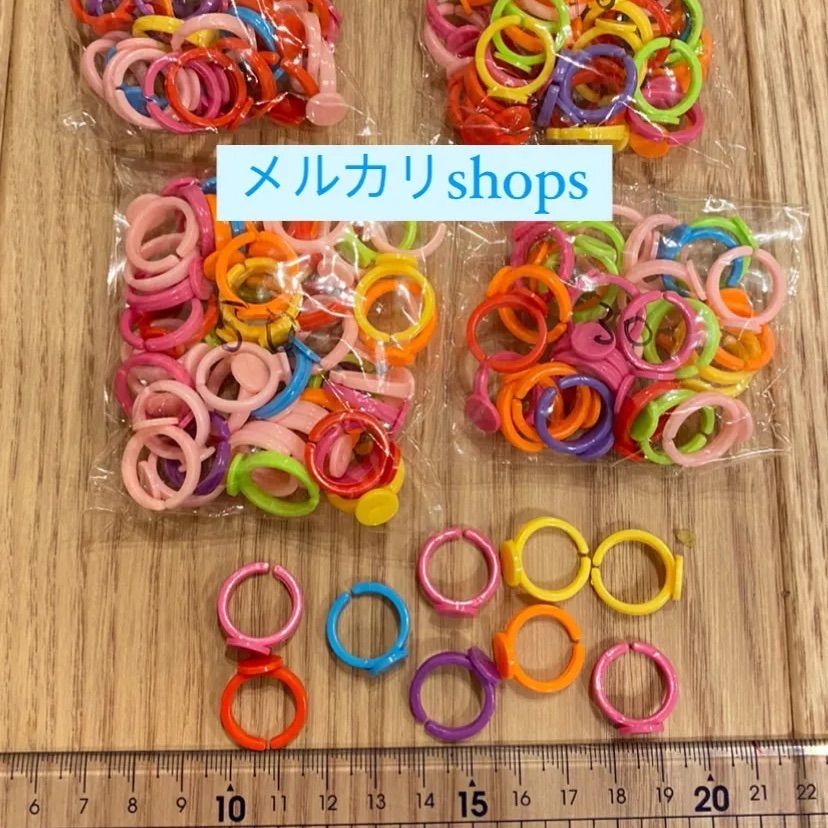 キッズリング ハンドメイド 指輪 キッズ パーツ - どれみ - メルカリ