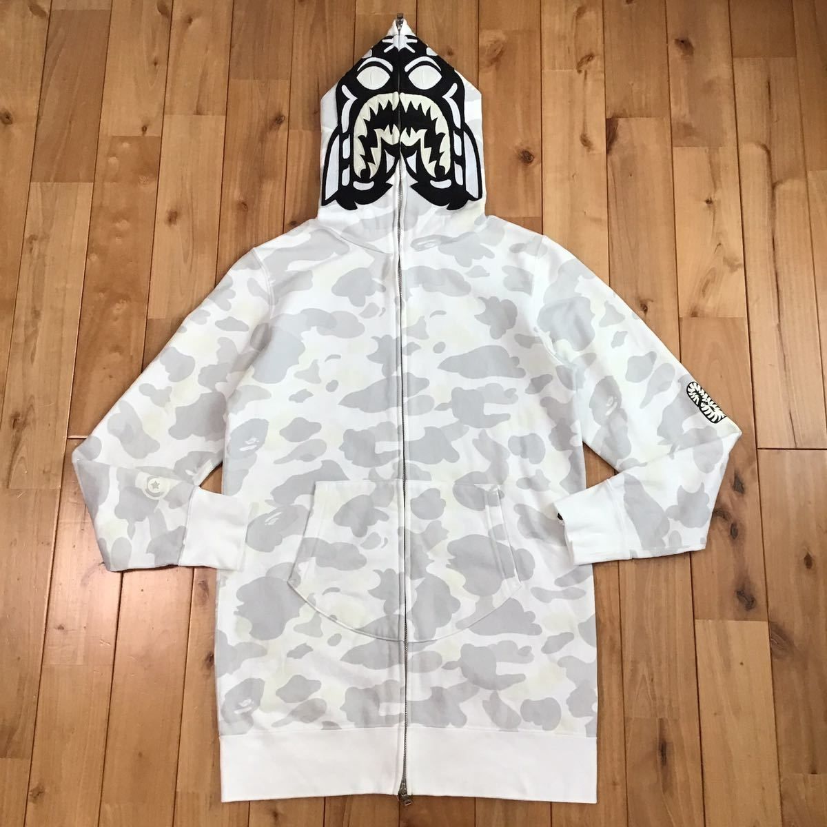 ☆蓄光☆ City camo ロング タイガー パーカー Sサイズ tiger full zip  