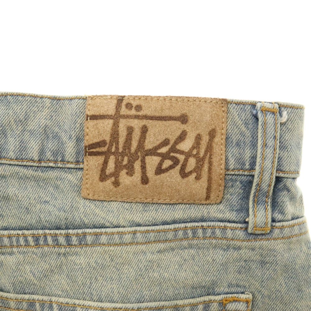 STUSSY (ステューシー) BIG OL JEAN DENIM ビッグシルエット ワイドデニムパンツ 116599 インディゴ