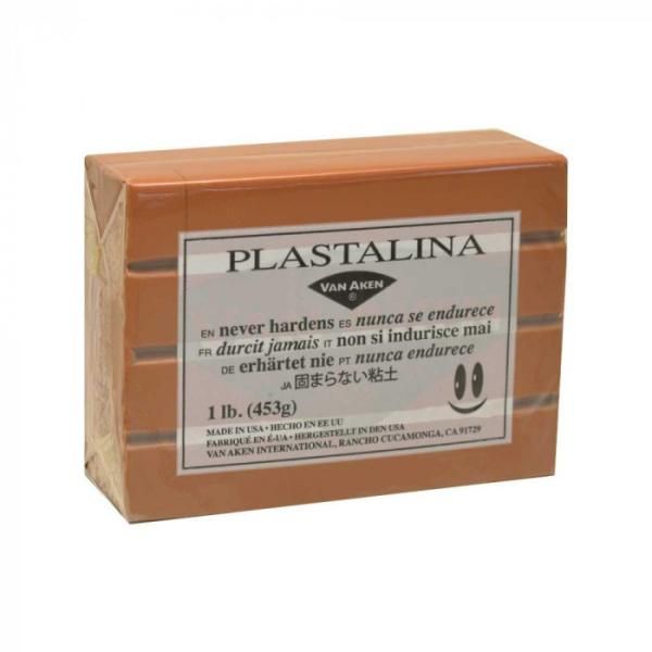 【新品・3営業日で発送】MODELING CLAY(モデリングクレイ) PLASTALINA(プラスタリーナ) 粘土 ブラウン 1Pound 3個セット (1549533)