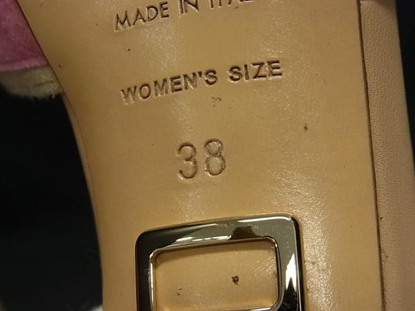 □極美品□ Roger Vivier ロジェヴィヴィエ スエード ヒール サンダル