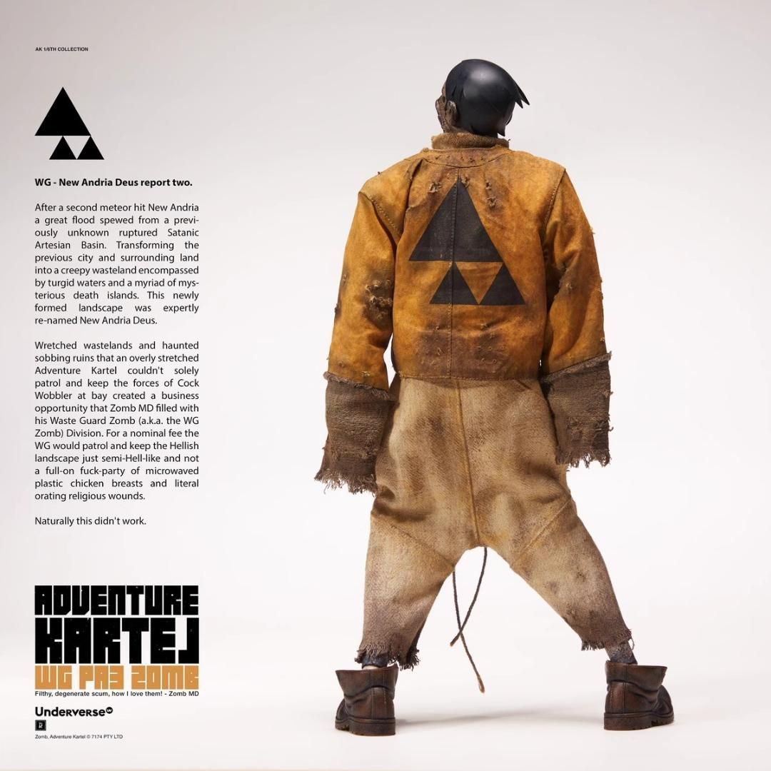 Underverse 1/6 Adventure Kartel WASTE GUARD WG PA3 ZOMB 未