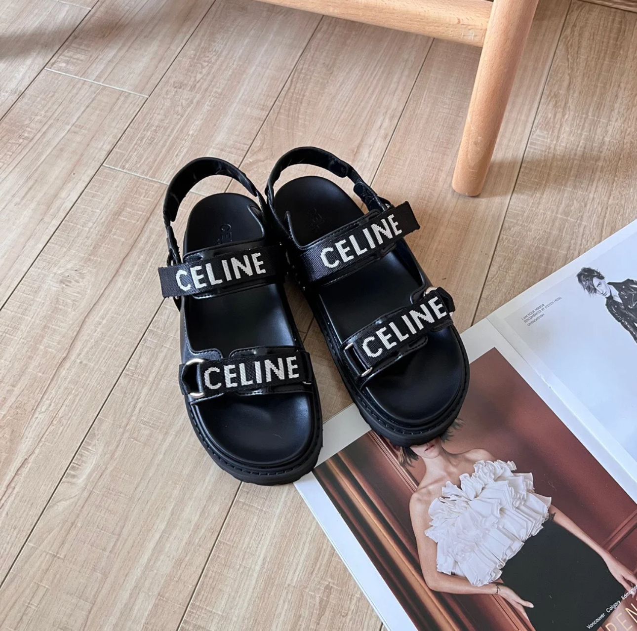 楽天市場】未使用 セリーヌ CELINE サンダル バルキーアウトドア 