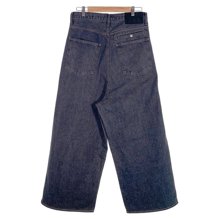 KAPITAL キャピタル ポートバギーパンツ 14oz ブラックデニム バギー