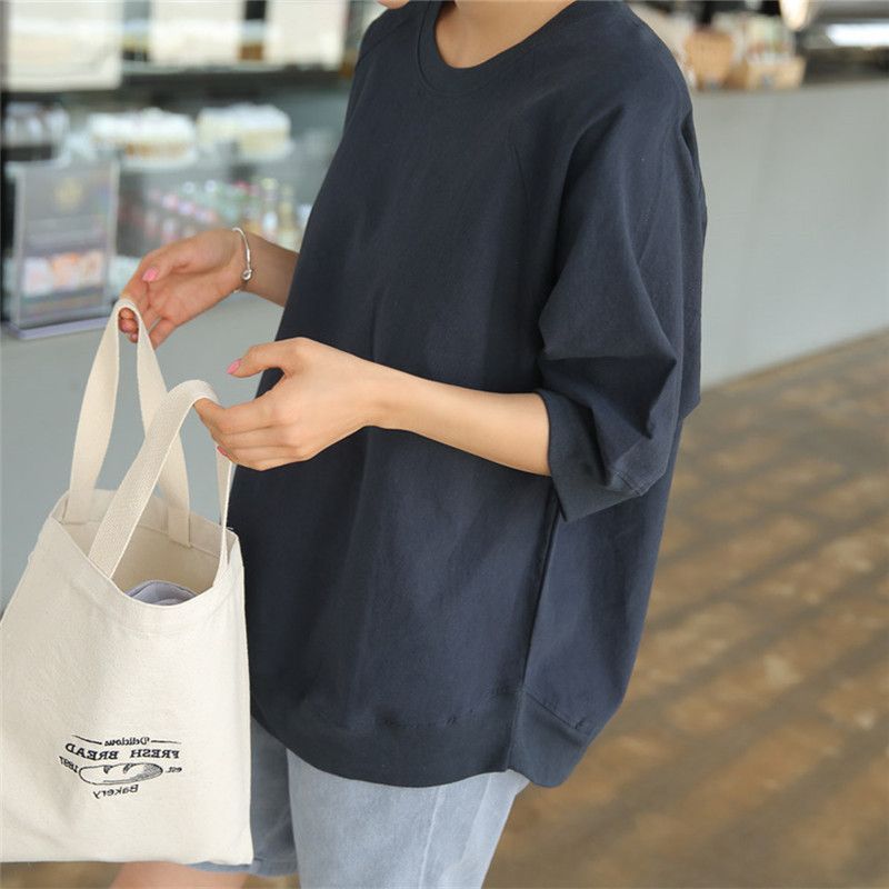 七分袖カットソー レディース 麻 ゆったり Tシャツ 7分袖 Tシャツ レディース トップス コットンリネン 7分 半端丈 綿麻 プルオーバー カットソー レディース 七分袖カットソー レディース 麻 ゆったり Tシャツ 7分袖 T