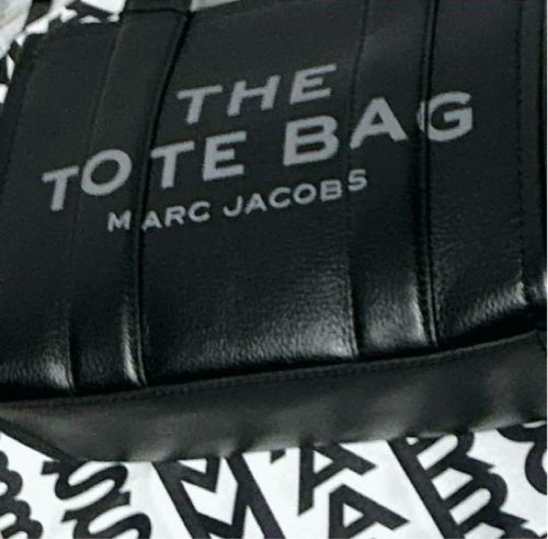 新品︎ MARC JACOBS ミニ トートバッグレザー ブラック