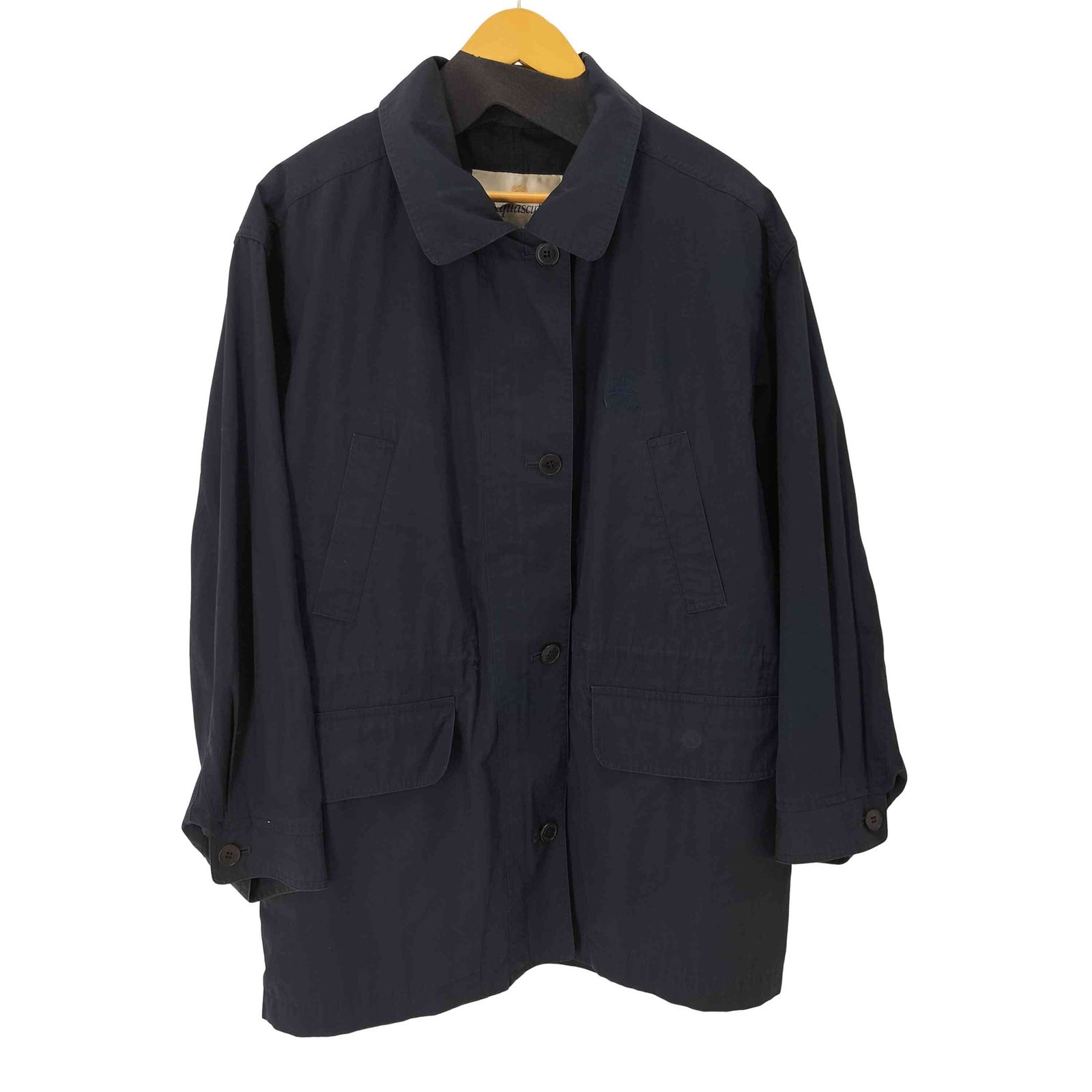 【希少】Aquascutum ハーフコート ダウンライナー付きフーデットハーフコート