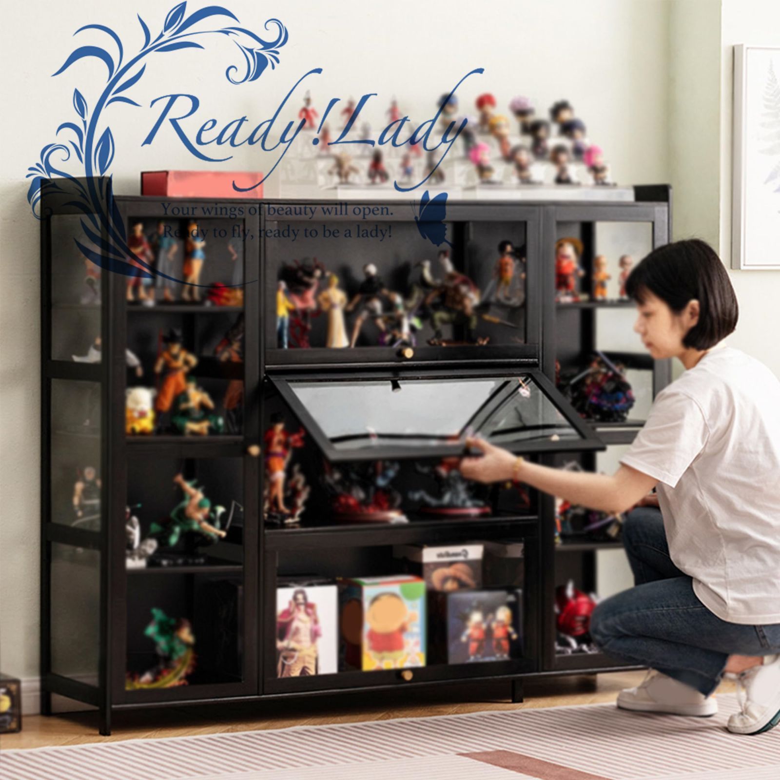 ディスプレイケース フィギュアケース 棚 防塵フィギュア