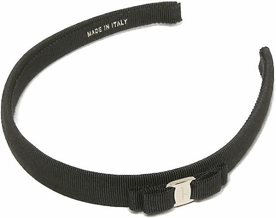 [フェラガモ]カチューシャ ヴァラ ヘアバンド ブラック レディース FERRAGAMO Salvatore Ferragamo 340086 0430314 [並行輸入品]