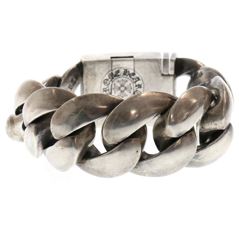 希少CHROME HEARTS クロムハーツ CHプラス ブレスレット　シルバー CHROME HEARTS+ CH プラス クロスボール ブレスレット シルバー