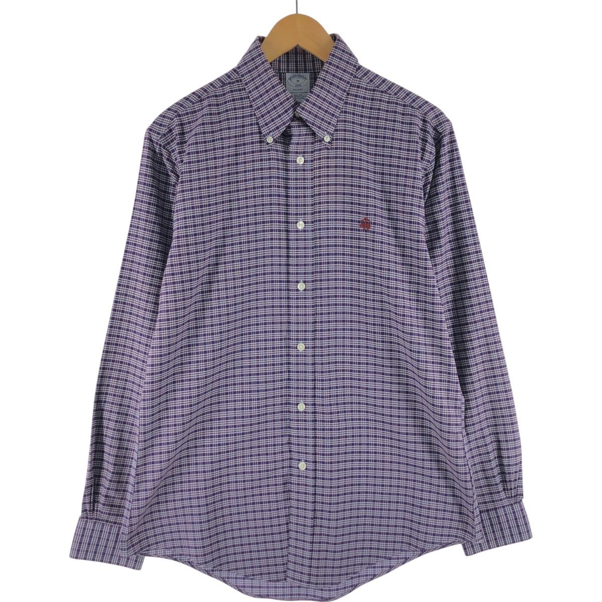 古着 ブルックスブラザーズ Brooks Brothers Est.1818 ブラックウォッチチェック 長袖 ボタンダウンチェックシャツ メンズL相当 /eaa564040 古着 ブルックスブラザーズ Brooks Brothers Est.1818 ブラック