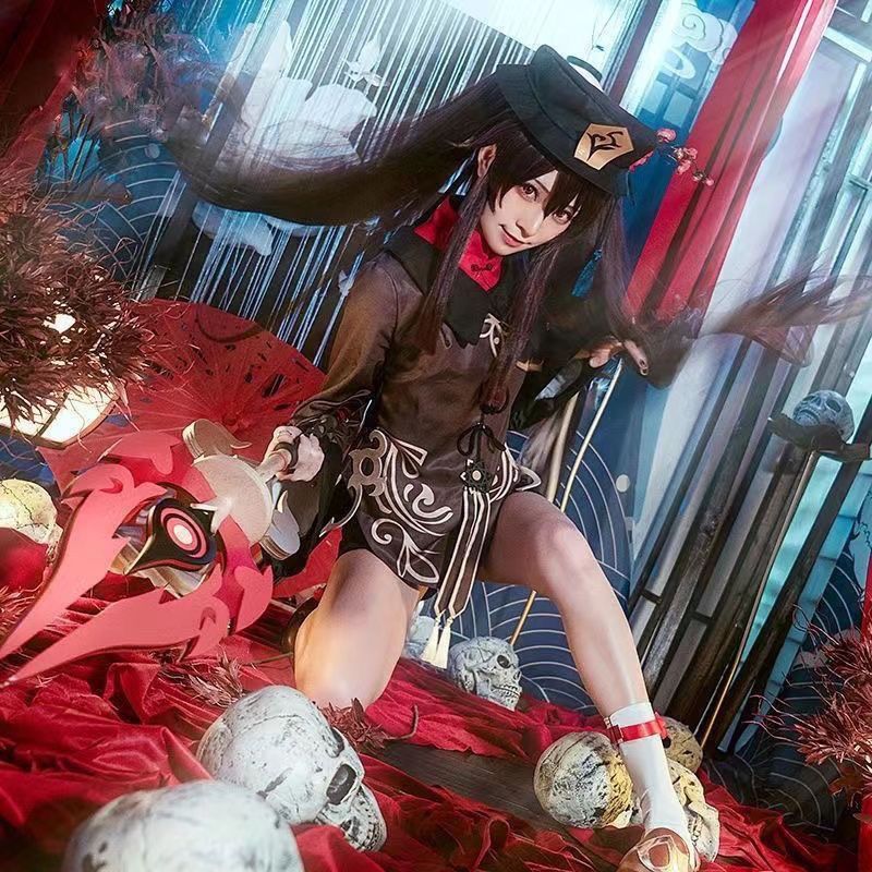 原神 胡桃 (フータオ) 璃月 (リーユェ) コスプレ衣装 豪華版