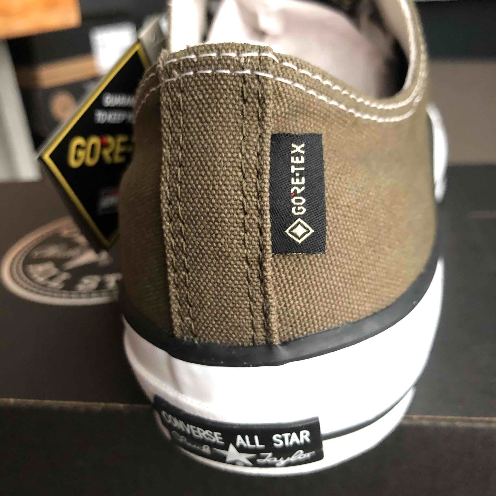 CONVERSE オールスター100 GORE-TEX OX オリーブ - FAM - メルカリ