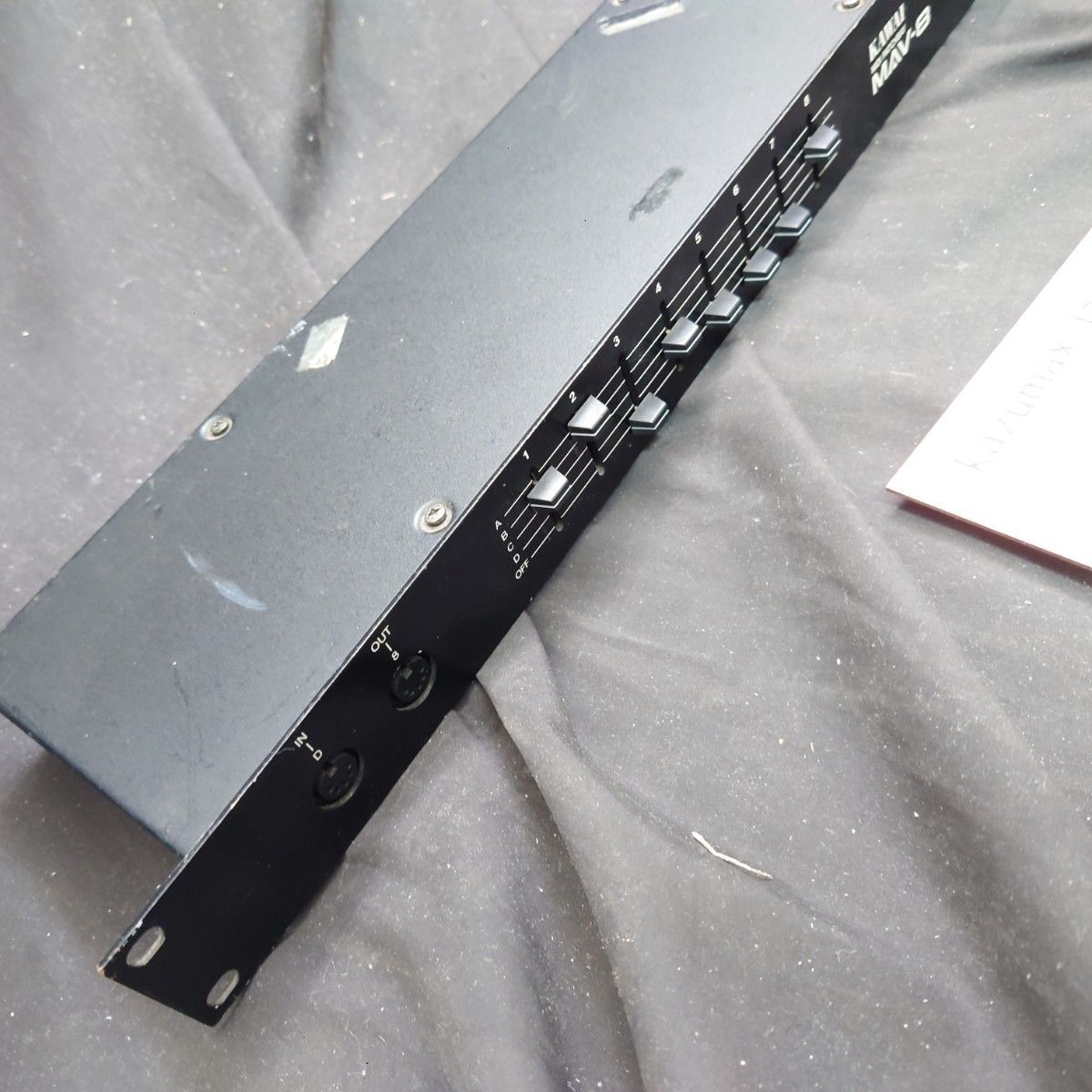 動作品】KAWAI MAV-8 売れ筋 MIDIパッチベイ 本体のみ 送料無料 ラック