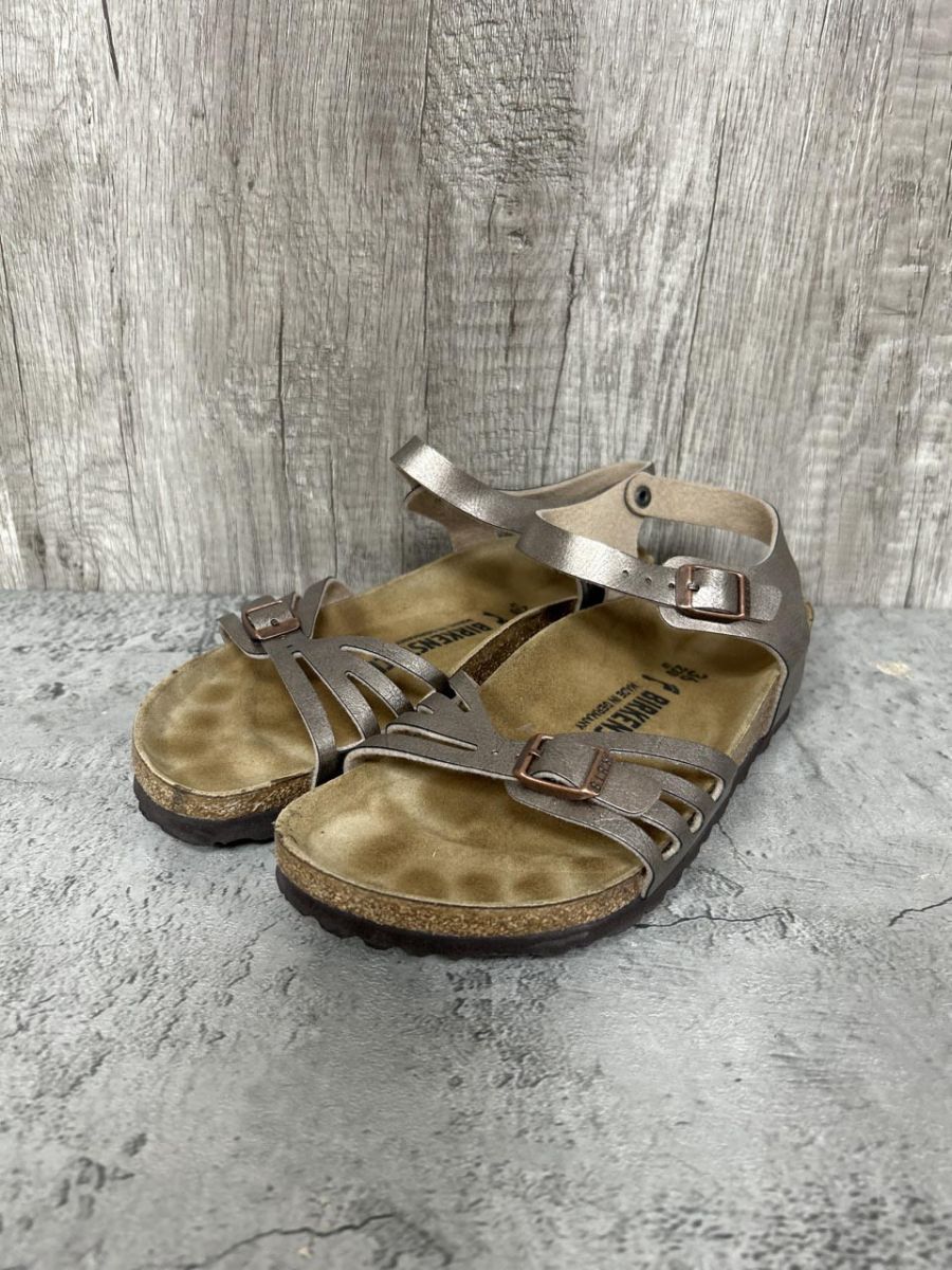 BIRKENSTOCK サンダル ブラウン BIRKENSTOCK ビルケンシュトック サンダル size23/ブラウンゴールド
