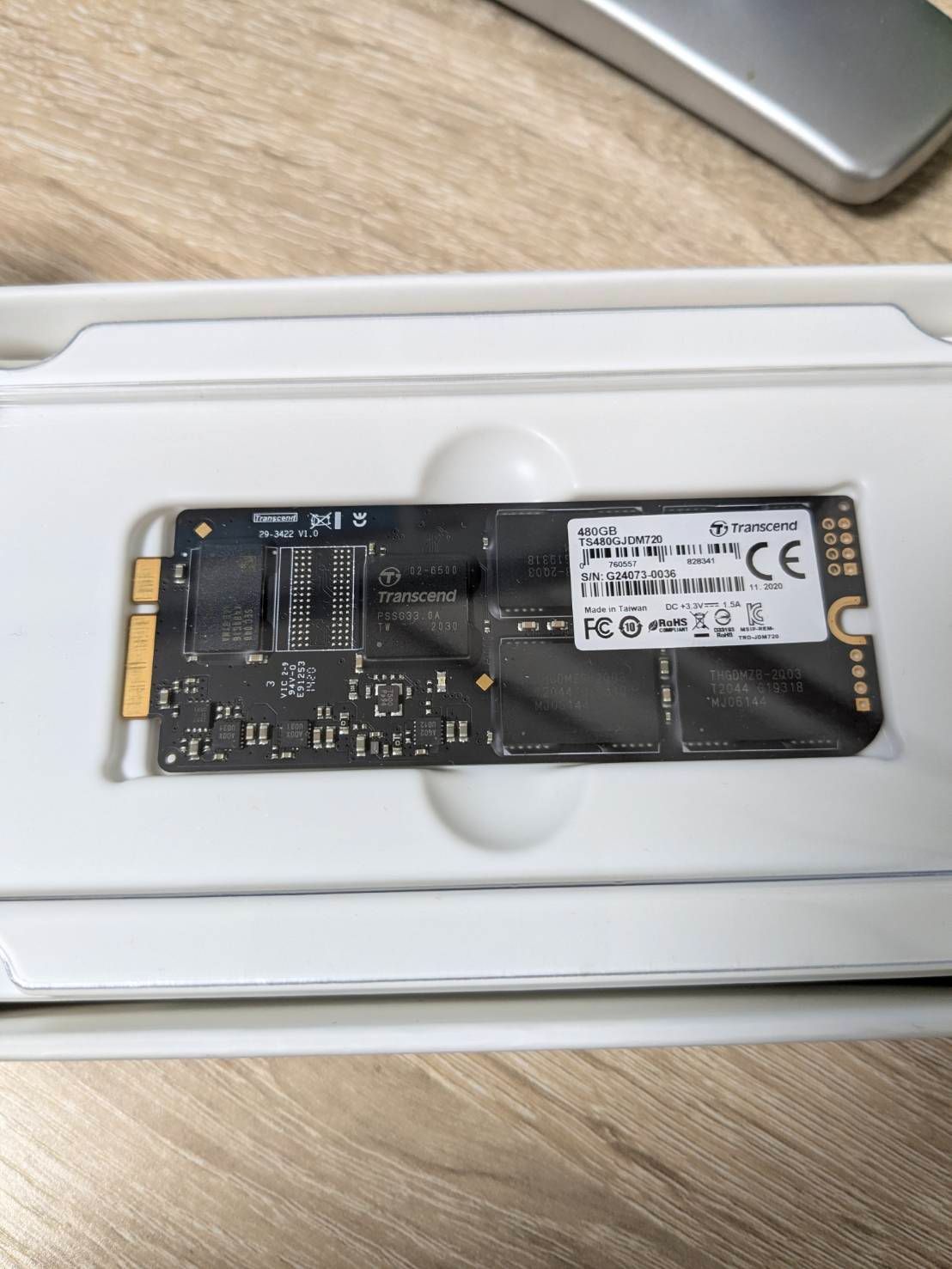 Transcend SSD MacBook Pro (Retina) 13インチ専用アップグレードキット SATA3 6Gb/s 480GB  JetDrive / TS480GJDM720 - メルカリ