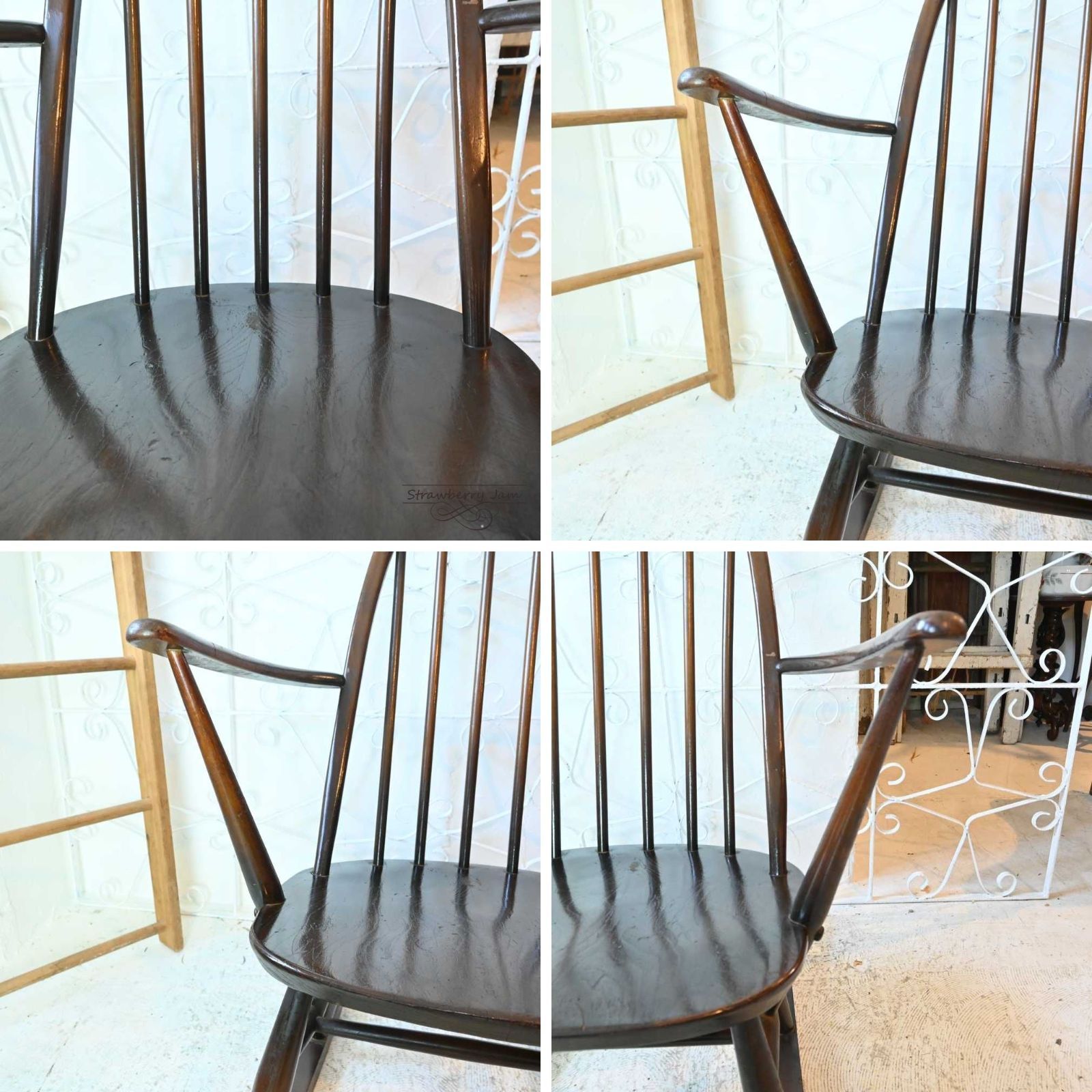 L3705-241 英国アンティーク ERCOL ロッキングチェア クエーカー L3705-241 英国アンティーク ERCOL アーコールチェア ロッキング