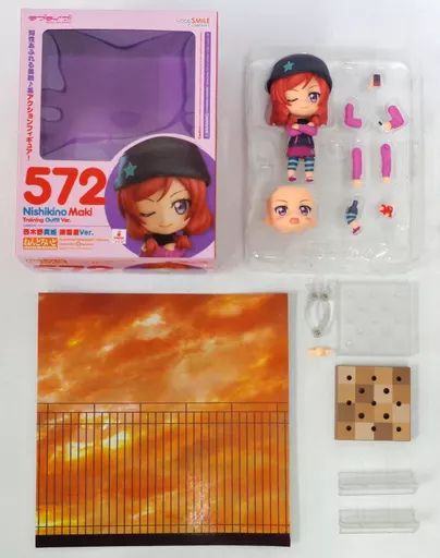 中古】フィギュア [特典付き] ねんどろいど 西木野真姫 練習着Ver