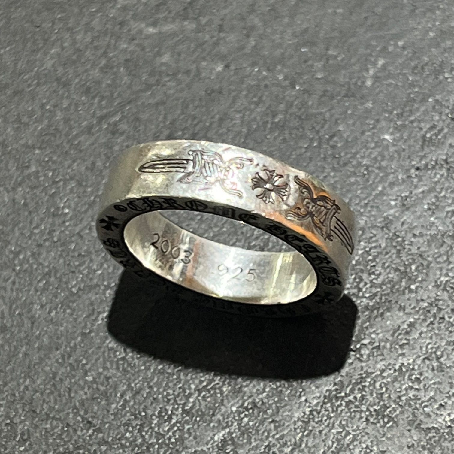 国内正規 CHROME HEARTS 6mm SPACER DAGGER ダガー スペーサー リング