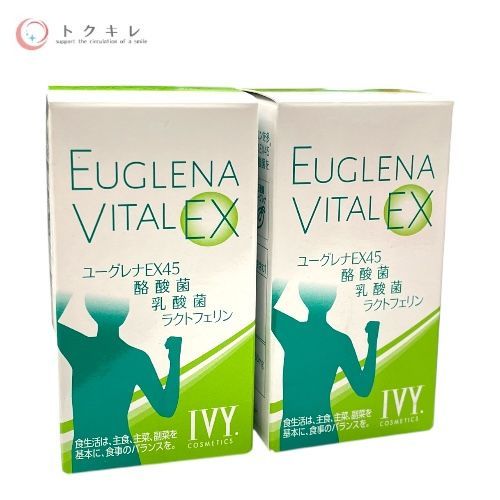トクキレ アイビー化粧品 ユーグレナ バイタルEX 90粒×2個セット サプリメント