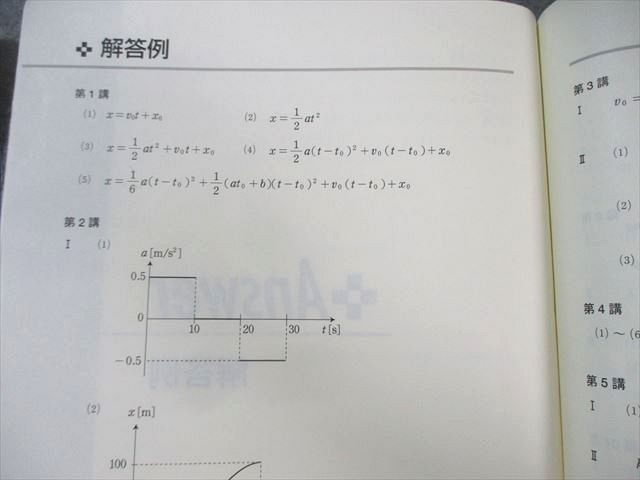 東進 理系物理の基礎 力学/物理数学/電気/波動 テキスト通年