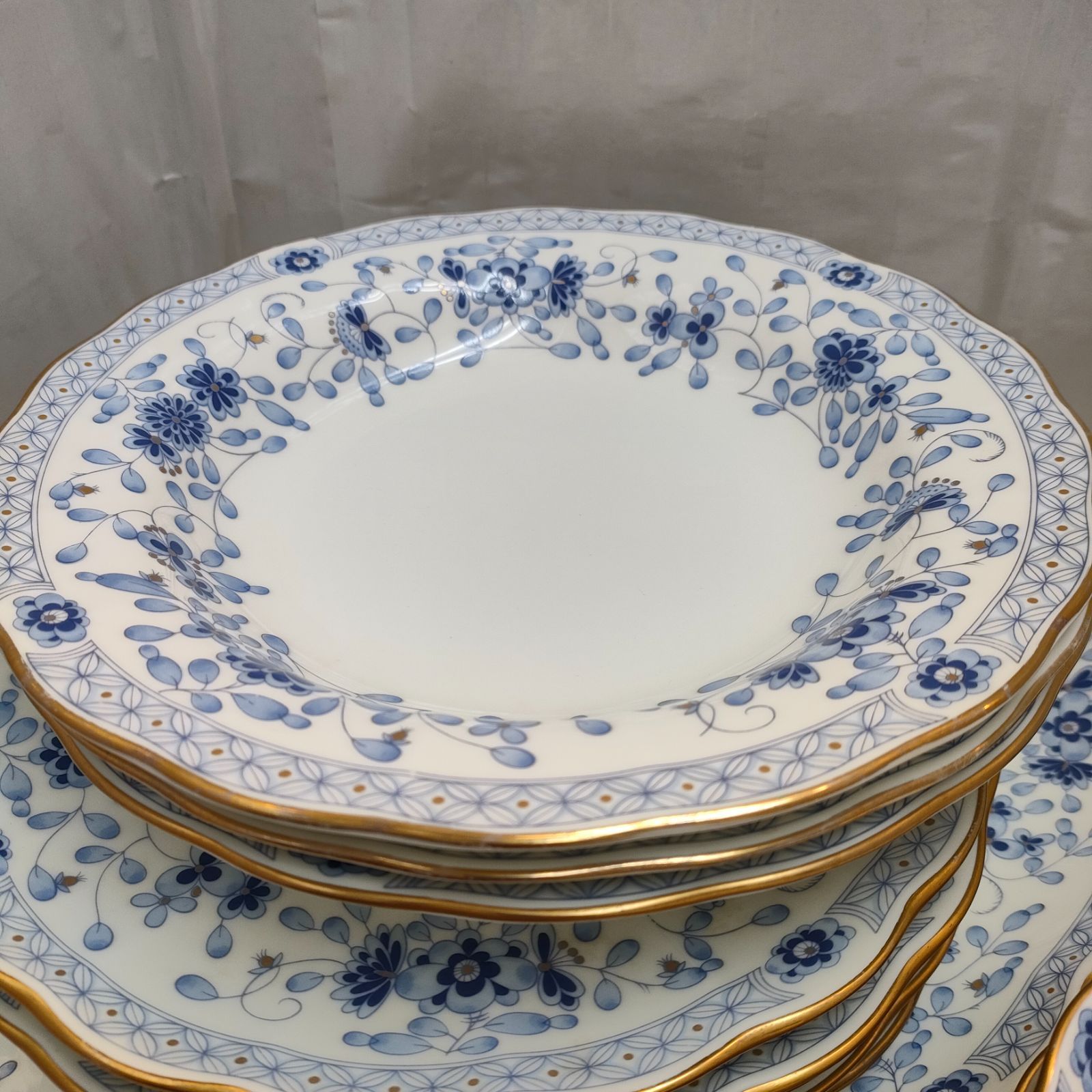 新品未使用ナルミ　27センチ皿5枚セット NARUMI ナルミ 食器 皿 大皿 ディナープレート 27cm ミュージック