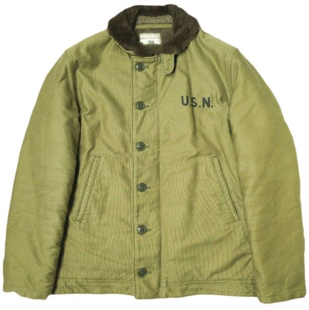リアルマッコイズ N-1デッキジャケット 36 N-1 DECK JACKET (KHAKI
