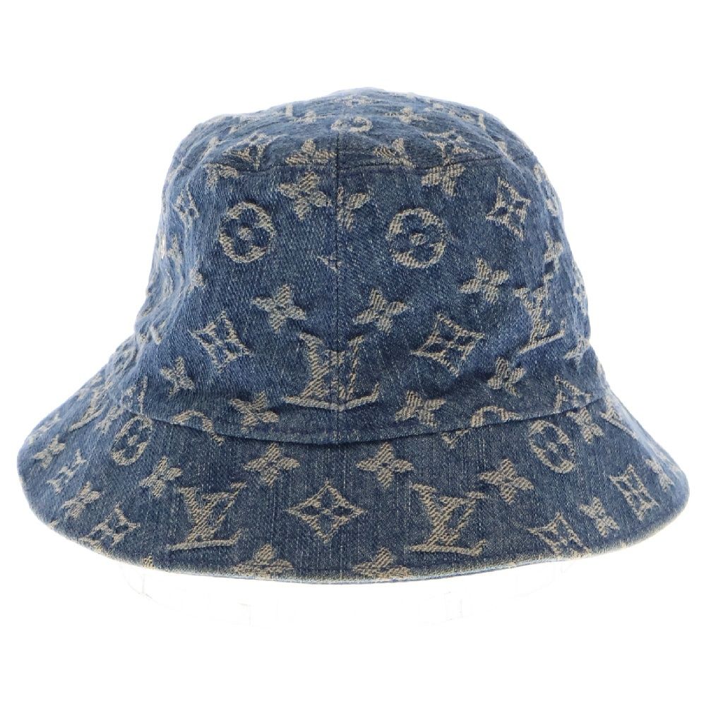 LOUIS VUITTON ルイヴィトン ハット ボネ・モノグラム パッカブル LOUIS VUITTON - 希少60サイズ ルイヴィトン ボネ・デニム LV