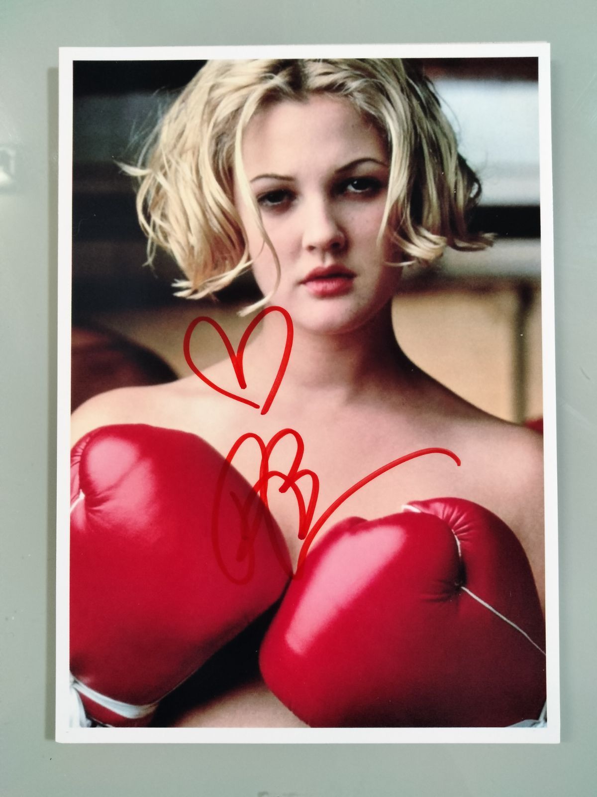 ドリュー・バリモア直筆サイン入り2Lサイズ写真‥50回目のファースト〜 ドリュー・バリモア直筆サイン入り2Lサイズ写真‥50回目の
