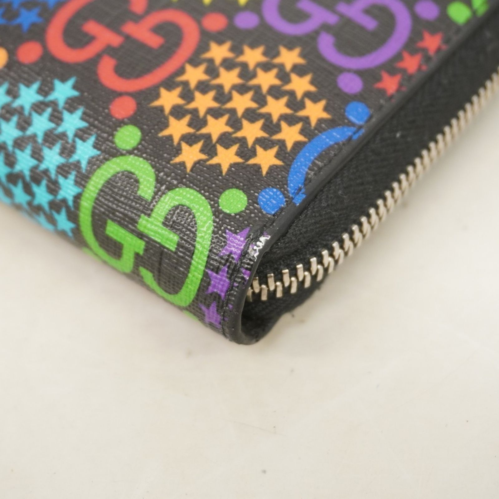 グッチ(Gucci) グッチ 長財布 GGサイケデリック 601079 ブラック