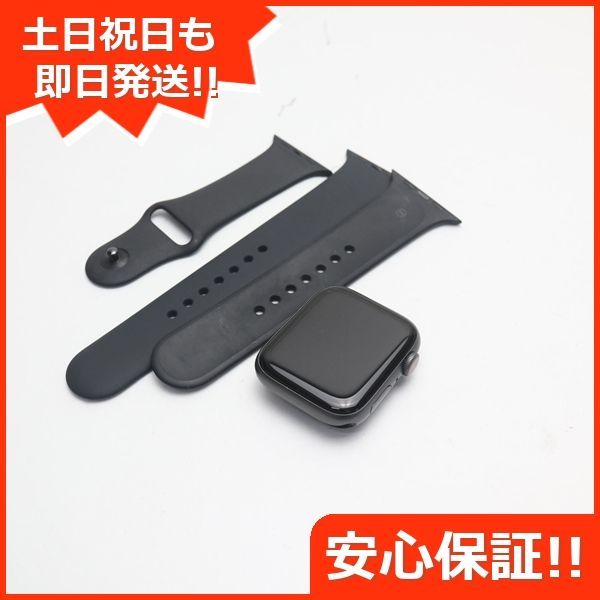 超美品 Apple Watch series4 44mm GPS+Cellular スペースブラック 土日