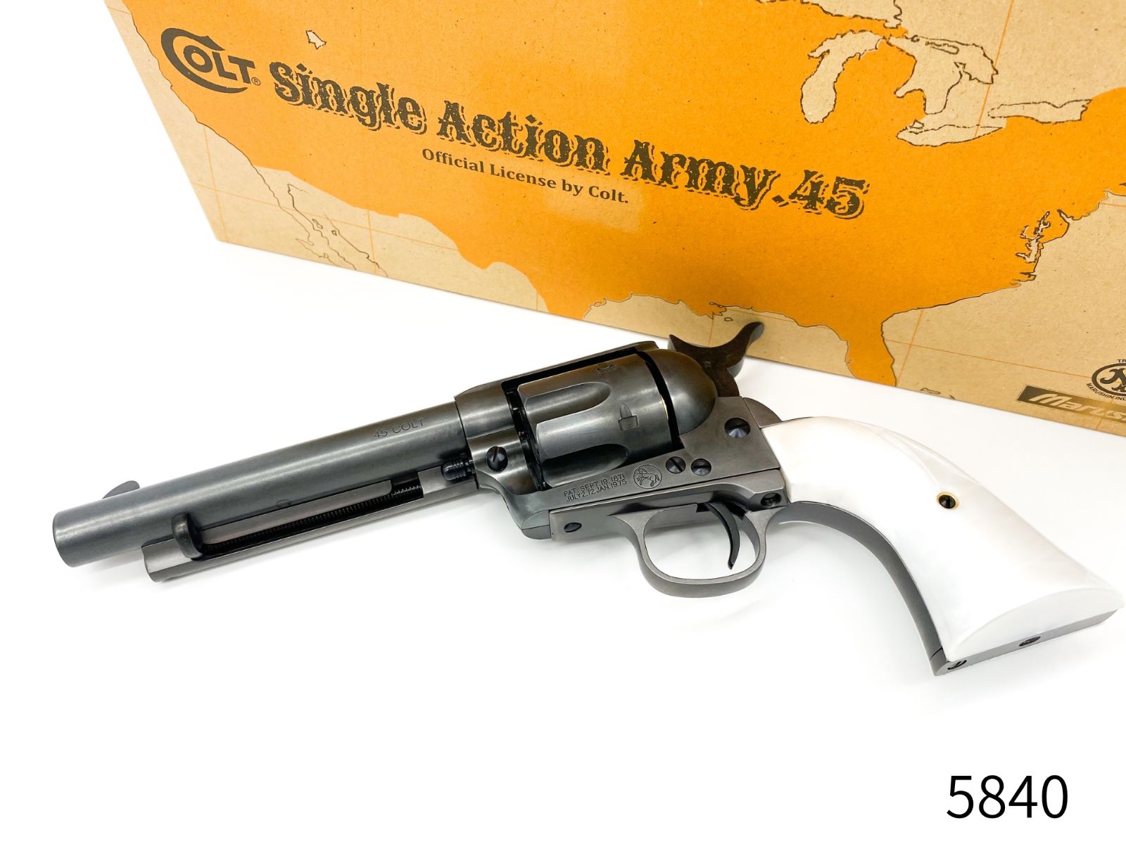 冬ボーナス先行 マルシン SAA 1stGen Late アーティラリー エクセレントヘヴィウェイト パールグリップ