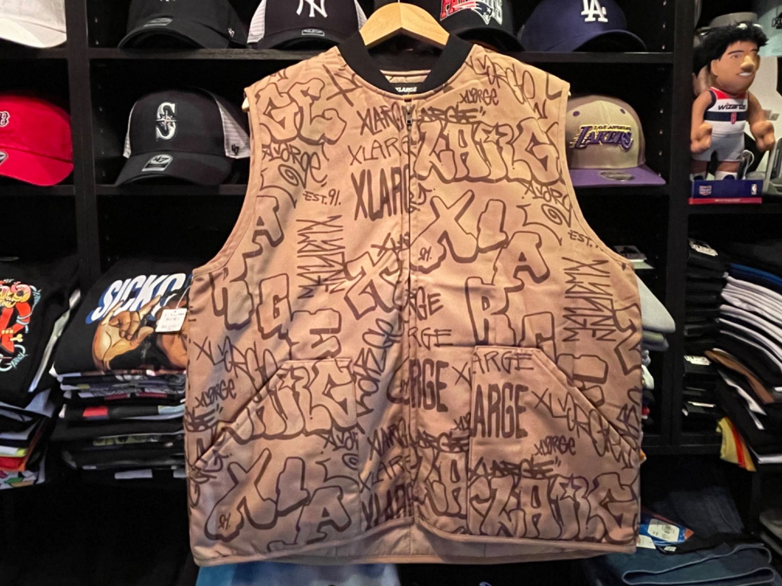 HOUSTON ヒューストン インディゴ 刺し子 ベスト 日本製 XXL 2XL