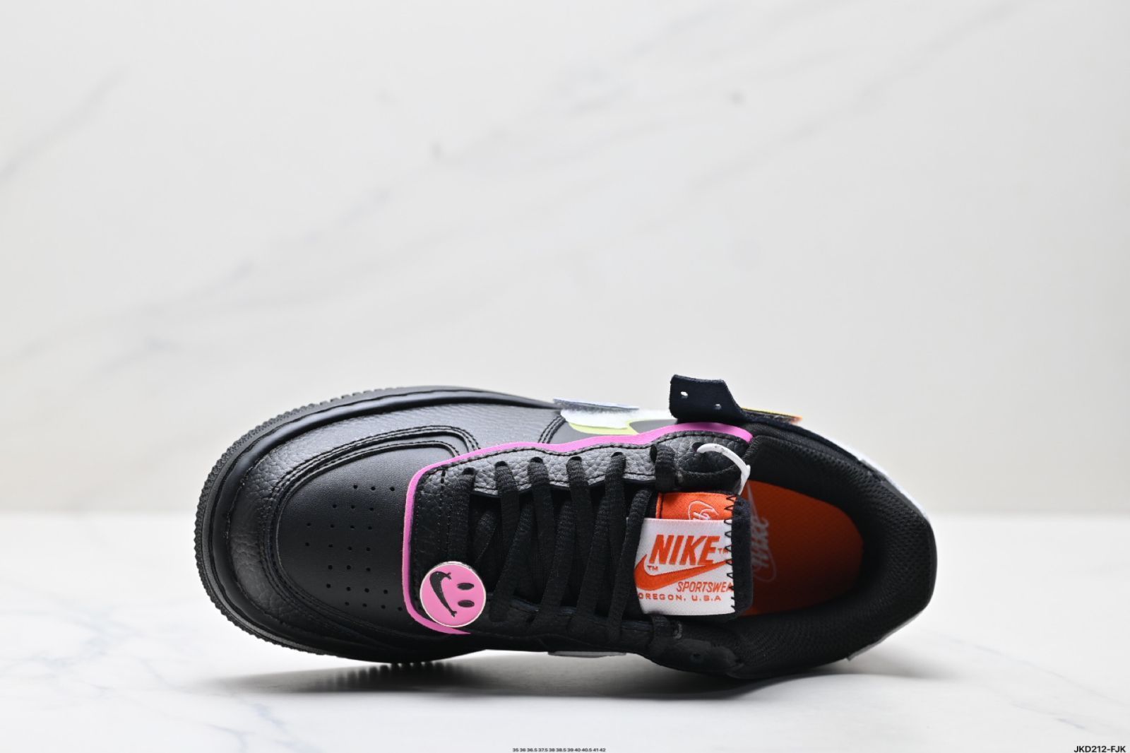 ナイキ NIKE WMNS Air Force 1 Shadow 新少女系デコンストラクティヴィズムデザイン マカロンエアフォースワン 軽量ハイヒール ロートップ マルチマッチスケートシューズ