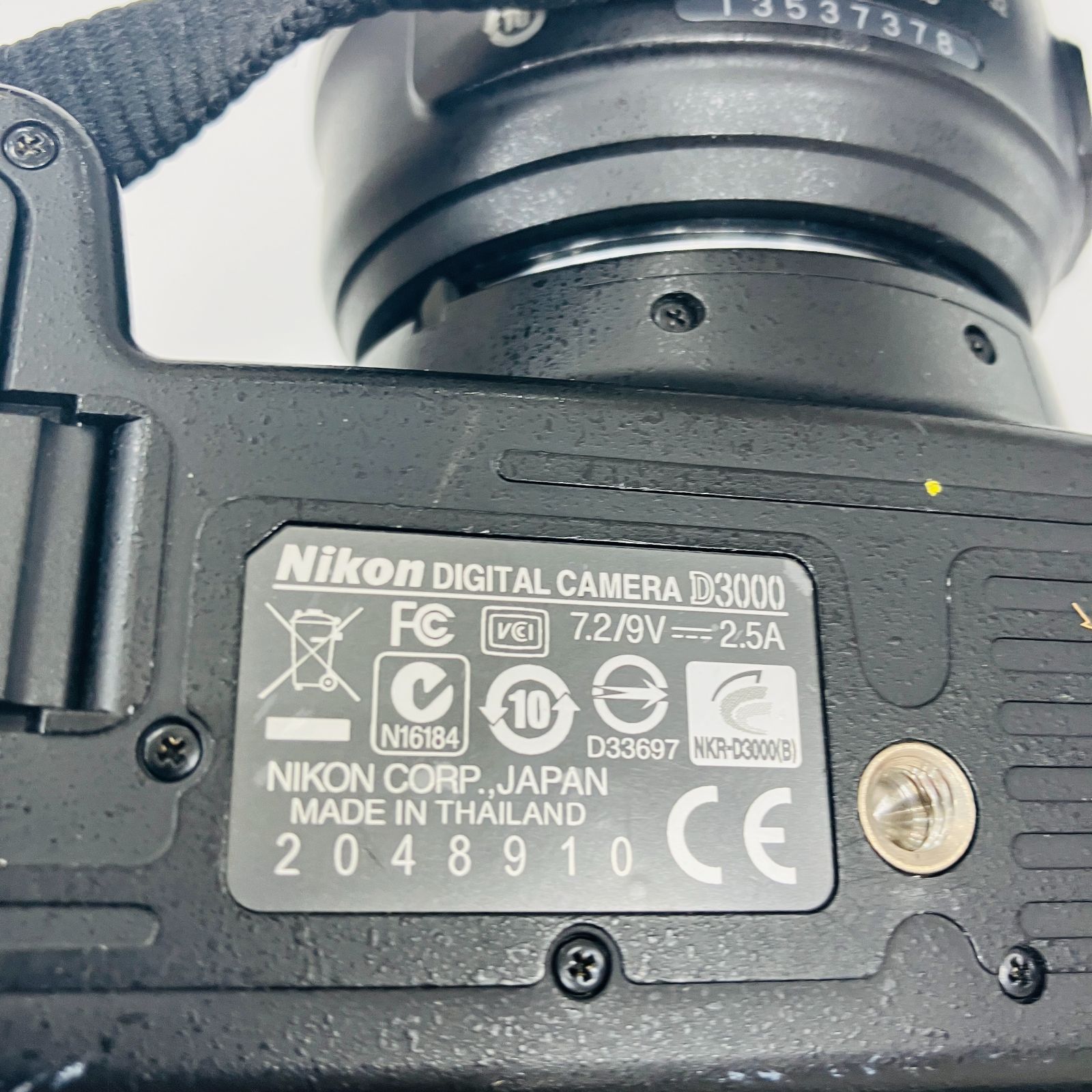 A【】ニコン Nikon D3000 一眼レフカメラ レンズ キットレンズ DX AF-S 