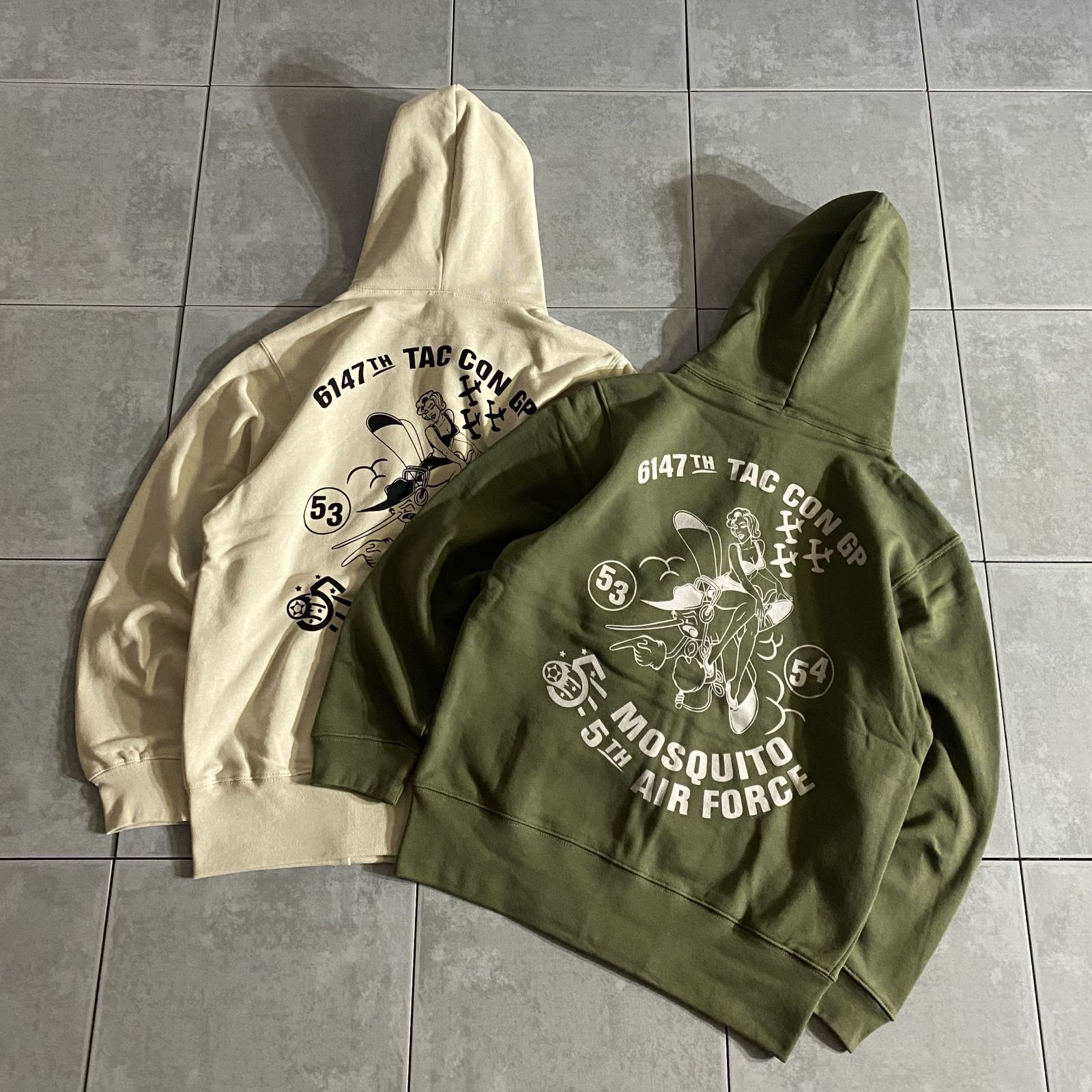 MOSQUITO PINUP GIRL Zip Hoodie