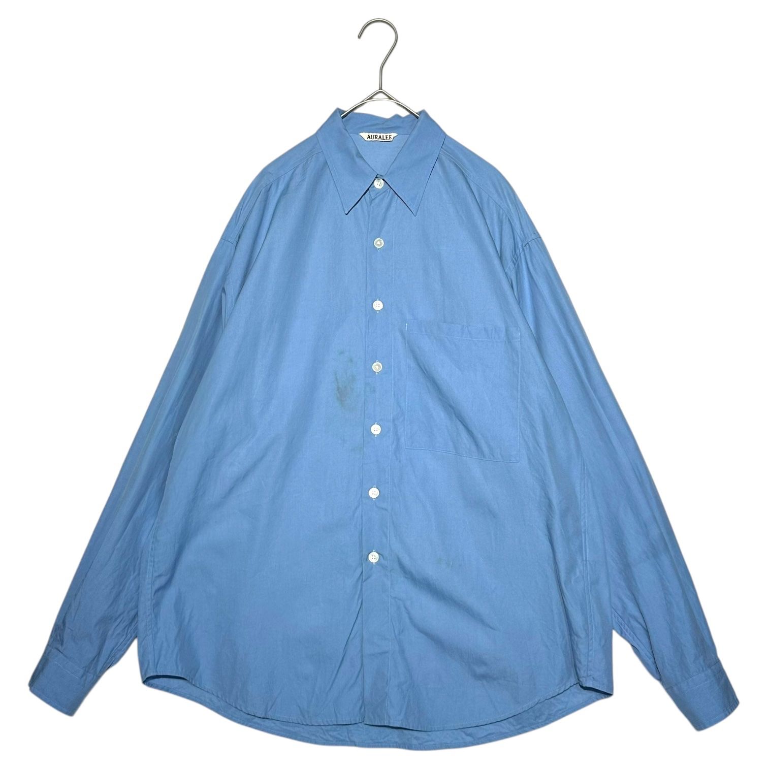 AURALEE(オーラリー) 24AW WASHED FINX TWILL BIG SHIRT ウォッシュド 