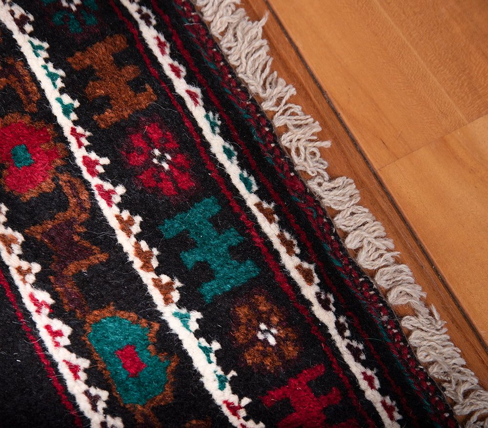 遊牧民バローチの手織り絨毯【約207cm x 114cm】 / ラグ バローチ 