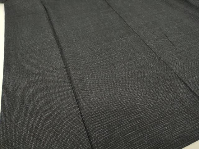 平和屋着物▽男性 結城紬 単衣 80亀甲 総詰 正絹 逸品 DAAT9669az