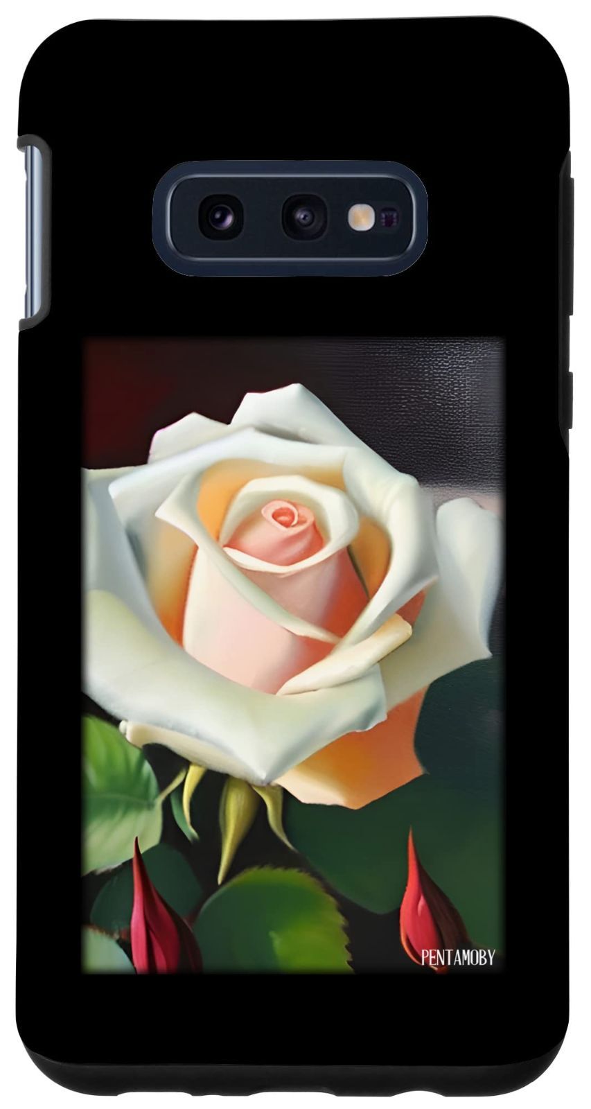 【新着商品】花 植物 春 草原 バラ グリーン S10e ナチュラル 植物 Galaxy スマホケース