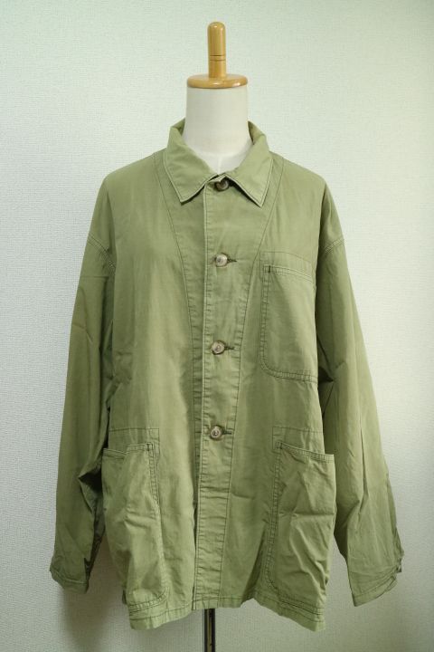 HERILL 22ss RIPSTOP P41 COVERALL JACKET ヘリル リップストップ カバーオール ジャケット オリーブドラブ -  メルカリ