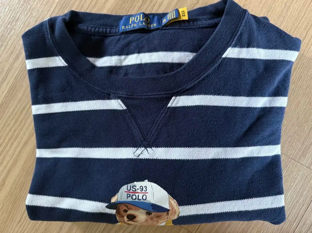 ポロ Ralph Lauren ラルフローレン ベア くま ストライプ ニット t シャツ xl