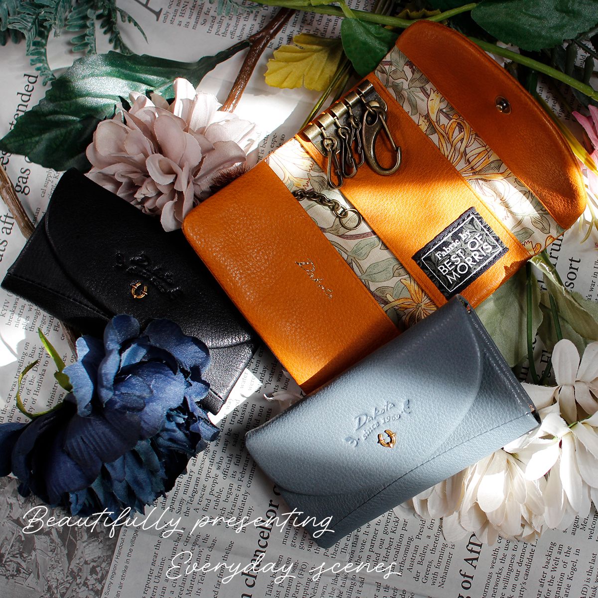 ダコタ バイブリー キーケース スマートキー 4連 本革 Dakota Bibury 0031765